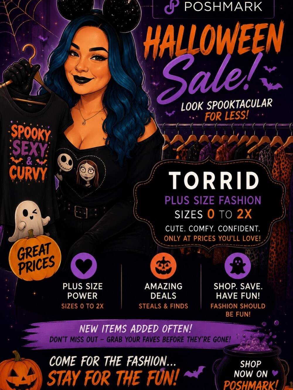Spooky lovers, 🎃 Please like this post to be notified on next HALLOWEEN show🖤